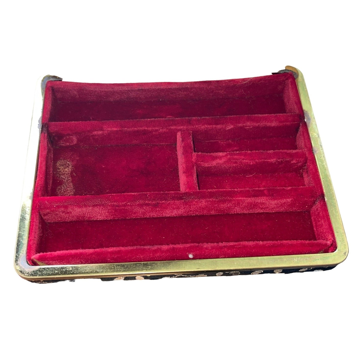 Vintage Phinney-Walker Travel Alarm Clock/Jewelry Box - 1950's - Works Perfectly!