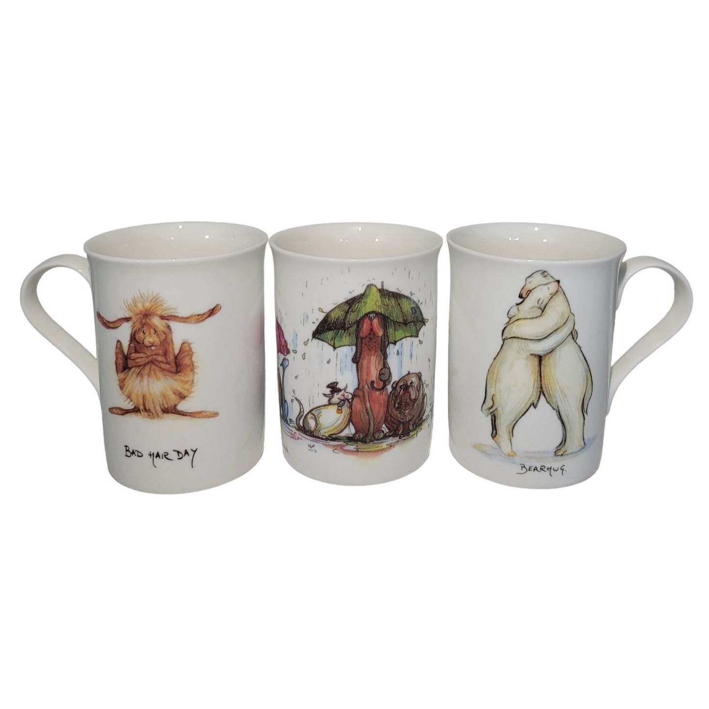 Set of 3 HANDMADE Royale Stratford Coffee Tea Mug Made by Hand 10 Oz.